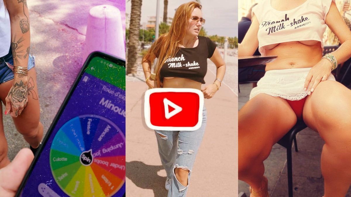 Upskirt and underboob