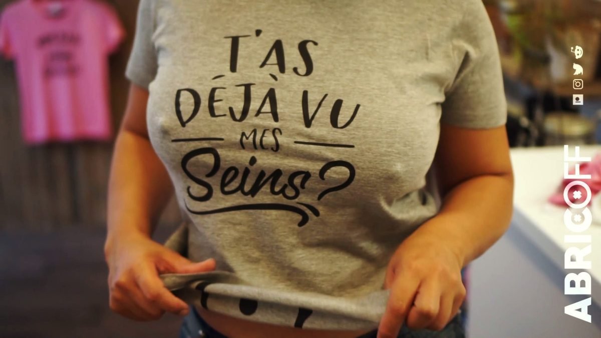 T-shirt t'as deja vu mes seins