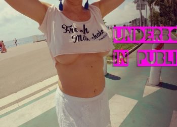 Miss007 Joue a chifoumi et se fait mouiller le t-shirt underboobs